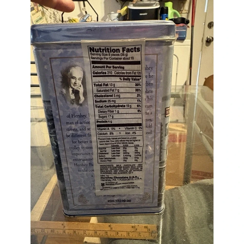 Vintage 1996 Hershey's Tin Building a Legacy Series 2 Factory Sealed Kisses New